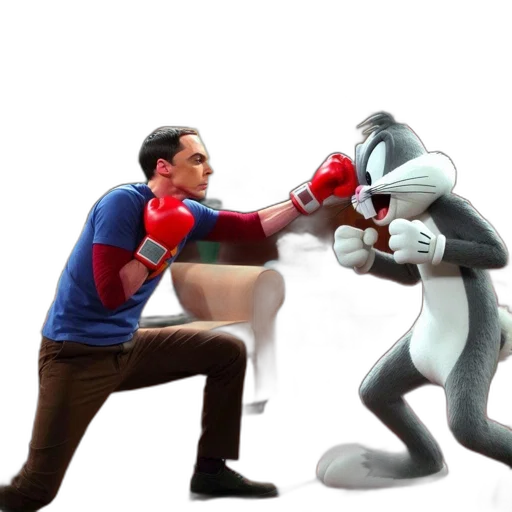 concept art, 3d render, cartoon, comic book art transparent PNG cut-out