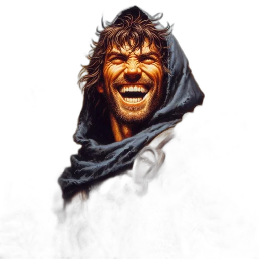 face, staff, mask, concept art transparent PNG cut-out