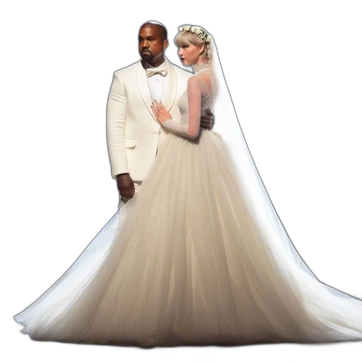 dress, crown, 3d render, concept art transparent PNG cut-out