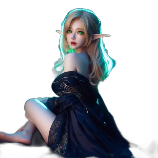 dress, dragon, mask, fantasy art transparent PNG cut-out