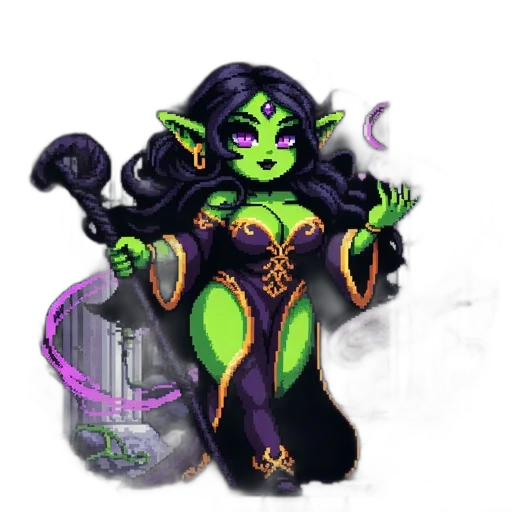staff, fantasy art, pixel art, concept art transparent PNG cut-out