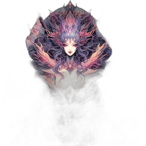dragon, creature, mask, crown transparent PNG cut-out