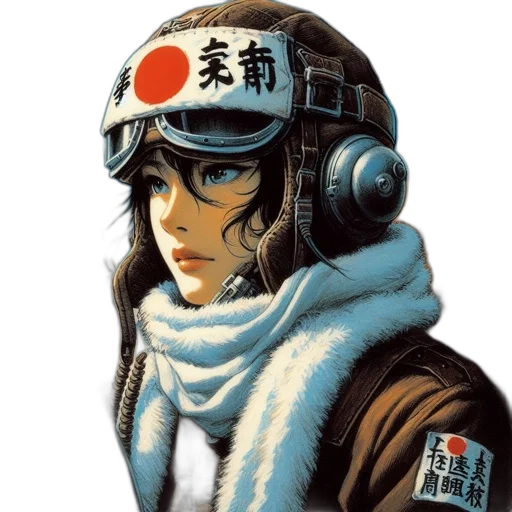 jacket, robot, face, hat transparent PNG cut-out