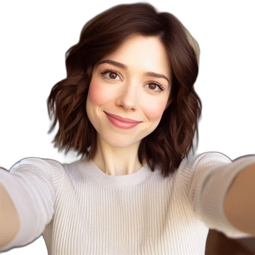face, hair, staff, robot transparent PNG cut-out