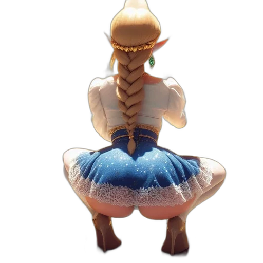 hat, dress, staff, crown transparent PNG cut-out