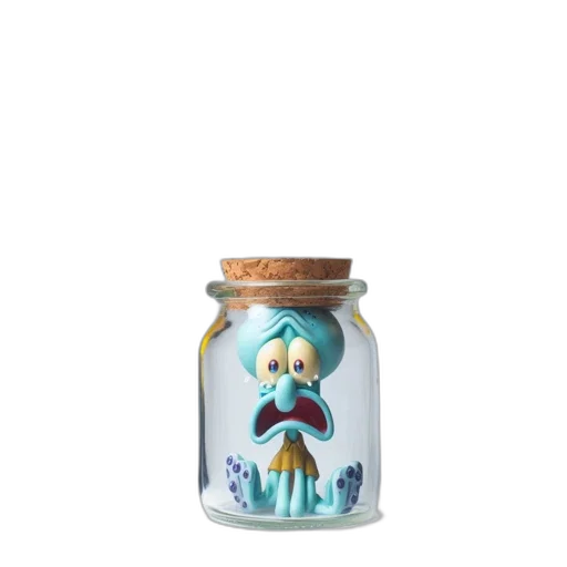bottle, mask, food, robot transparent PNG cut-out