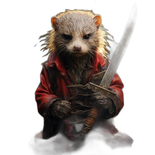 animal, staff, sword, weapon transparent PNG cut-out