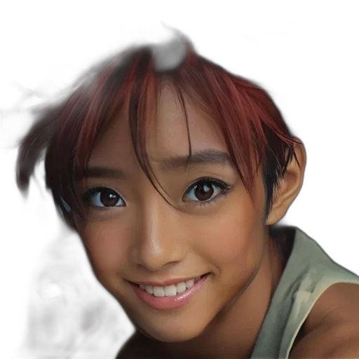 face, robot, hair, dragon transparent PNG cut-out