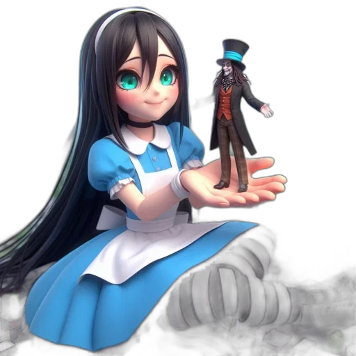 staff, robot, dress, creature transparent PNG cut-out