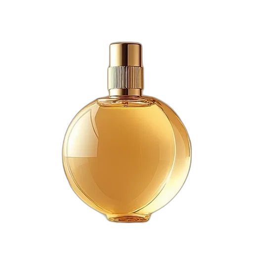 bottle, crown, 3d render, golden transparent PNG cut-out