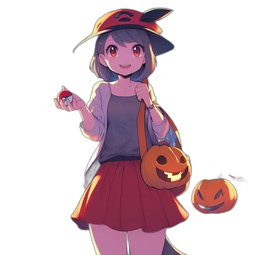 hat, staff, creature, dress transparent PNG cut-out