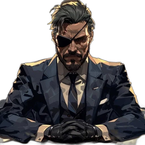 jacket, face, mask, staff transparent PNG cut-out