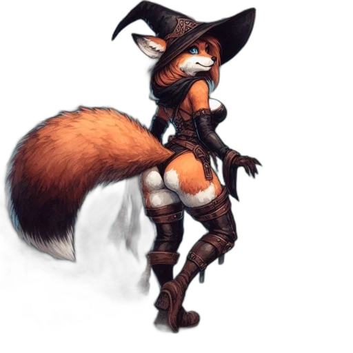 staff, animal, creature, hat transparent PNG cut-out