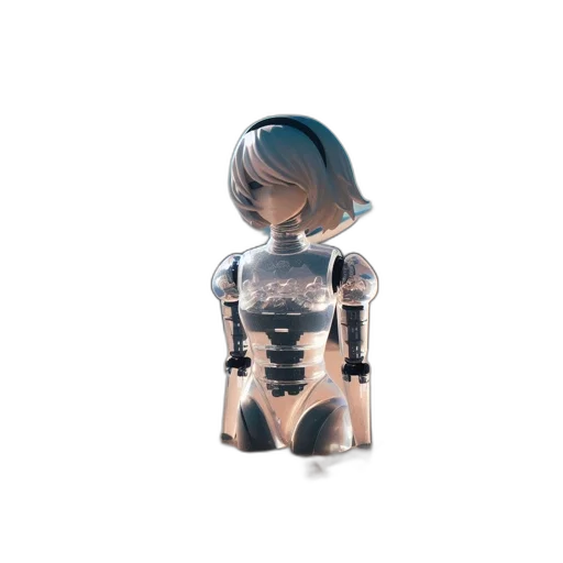 robot, dress, jewelry, bottle transparent PNG cut-out
