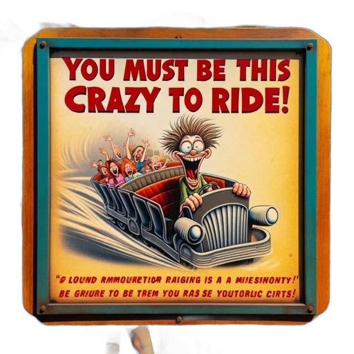 car, signboard, amusement, park transparent PNG cut-out