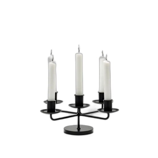 modern, metal, candle, holder transparent PNG cut-out