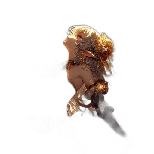 creature, dragon, mask, hair transparent PNG cut-out