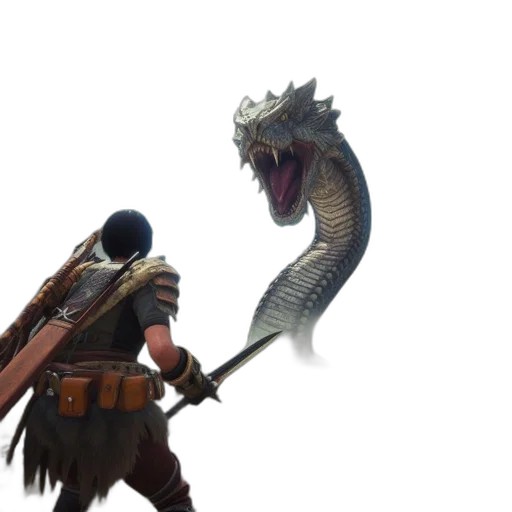 dragon, creature, weapon, animal transparent PNG cut-out