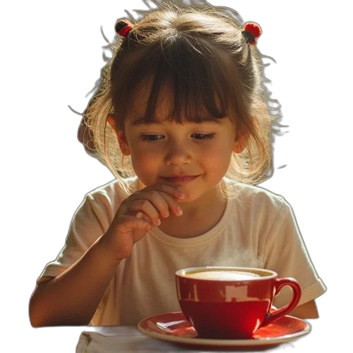 food, face, photorealistic, 3d render transparent PNG cut-out