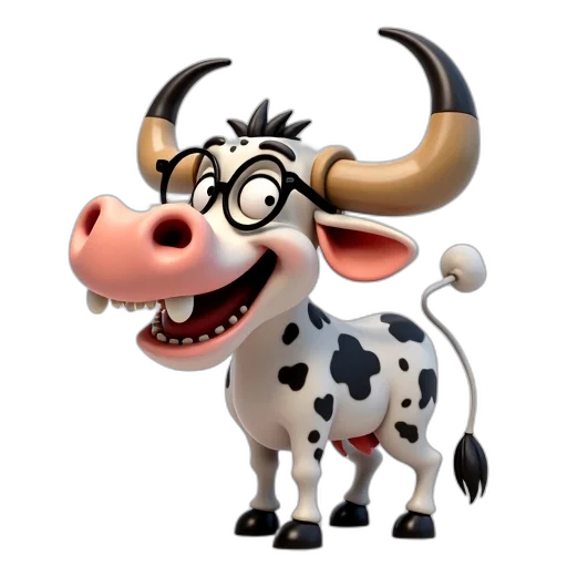 animal, 3d render, concept art, photorealistic transparent PNG cut-out