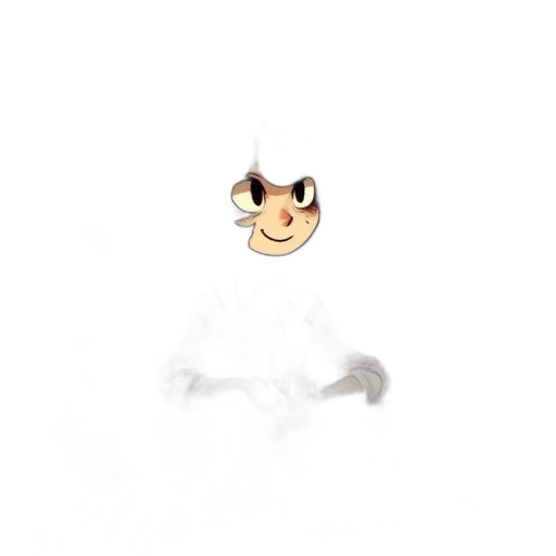 creature, animal, staff, mask transparent PNG cut-out