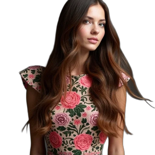 dress, jewelry, flower, jacket transparent PNG cut-out