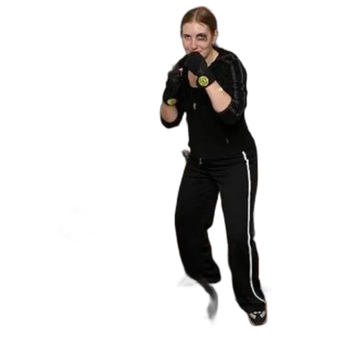 jacket, staff, woman, black transparent PNG cut-out