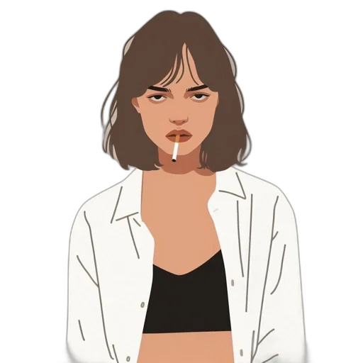 jacket, face, jewelry, dress transparent PNG cut-out