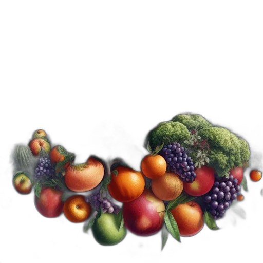 food, crown, jewelry, photorealistic transparent PNG cut-out