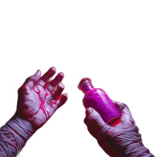 bottle, weapon, creature, food transparent PNG cut-out