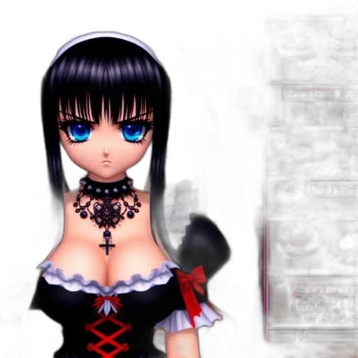 dress, staff, mask, weapon transparent PNG cut-out