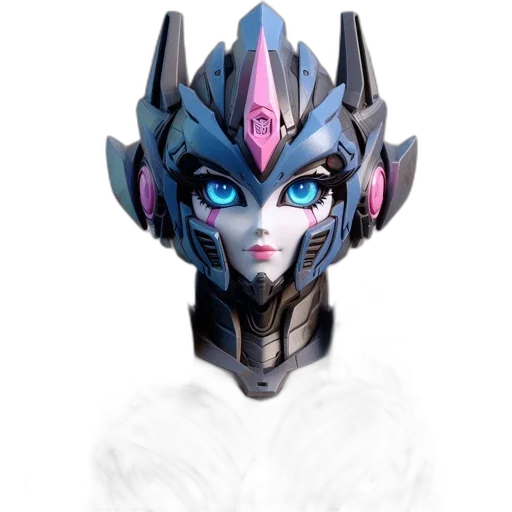 mask, robot, face, concept art transparent PNG cut-out