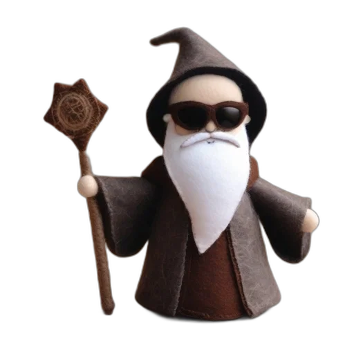 staff, mask, hat, 3d render transparent PNG cut-out