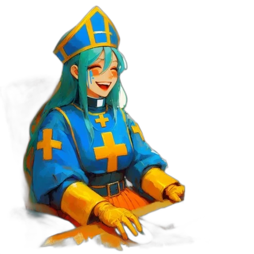 staff, crown, jewelry, robot transparent PNG cut-out