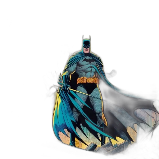 comic book art, concept art, fantasy art, watercolor transparent PNG cut-out