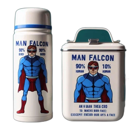 comic book art, two, identical, items transparent PNG cut-out