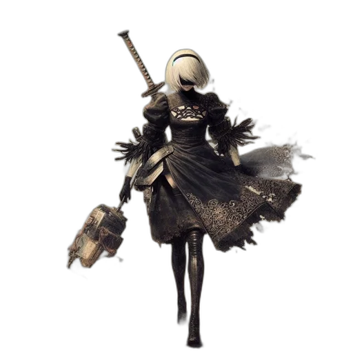 staff, weapon, dress, sword transparent PNG cut-out