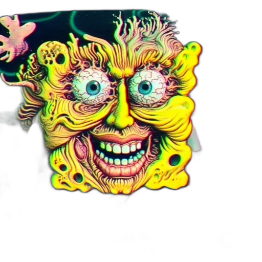 mask, face, creature, crown transparent PNG cut-out