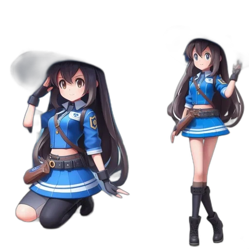 staff, dress, concept art, anime transparent PNG cut-out