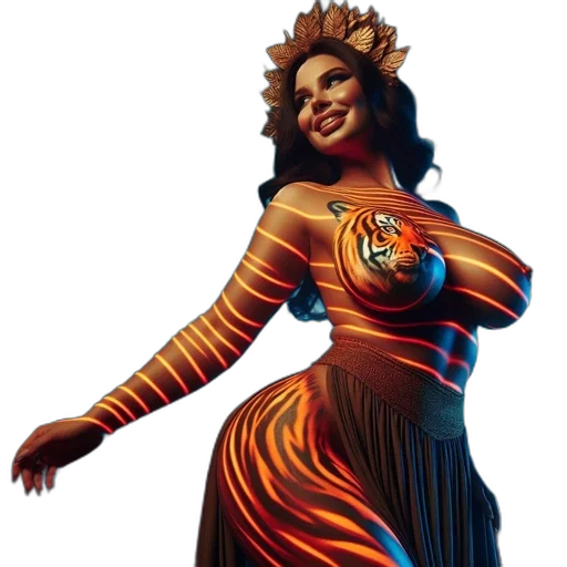 dress, crown, concept art, fantasy art transparent PNG cut-out