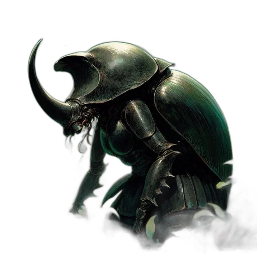 creature, dragon, mask, robot transparent PNG cut-out