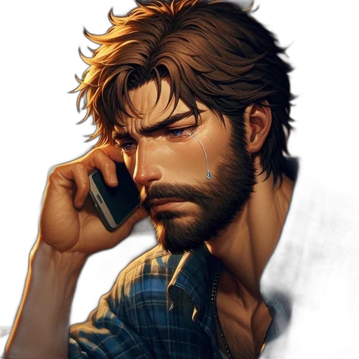 face, concept art, comic book art, fantasy art transparent PNG cut-out