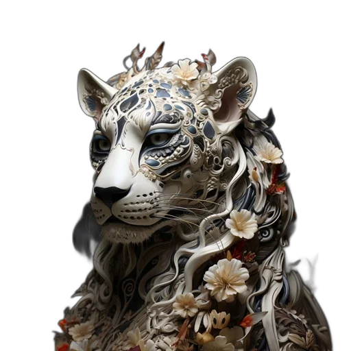 mask, animal, jewelry, crown transparent PNG cut-out
