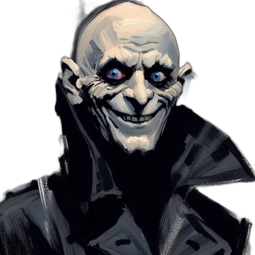 mask, face, creature, comic book art transparent PNG cut-out