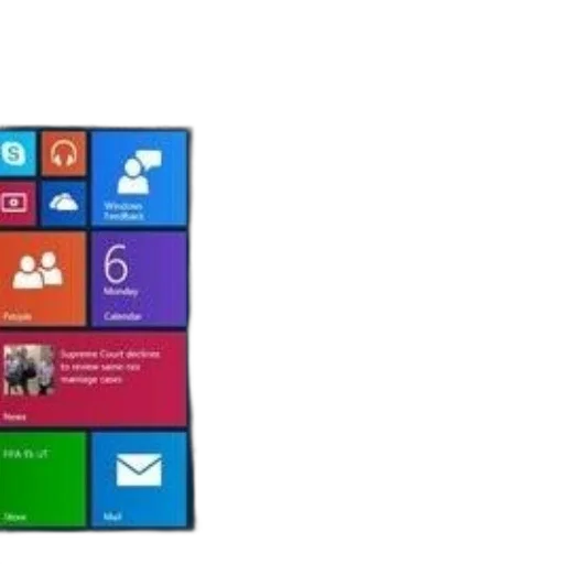 windows, desktop, colorful, tile-based transparent PNG cut-out