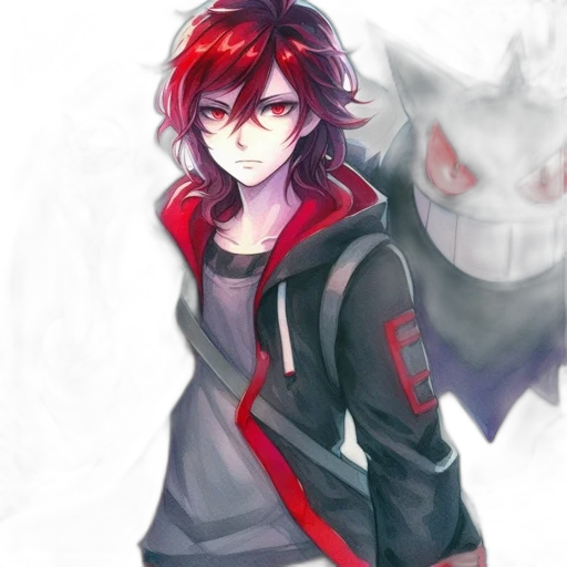 jacket, mask, staff, creature transparent PNG cut-out