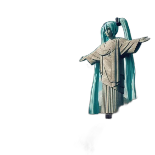 robot, sword, umbrella, staff transparent PNG cut-out