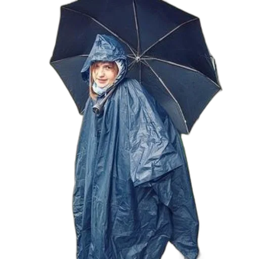 umbrella, jacket, dress, staff transparent PNG cut-out