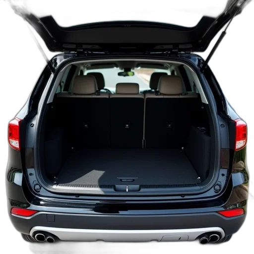 car, back, black, suv transparent PNG cut-out