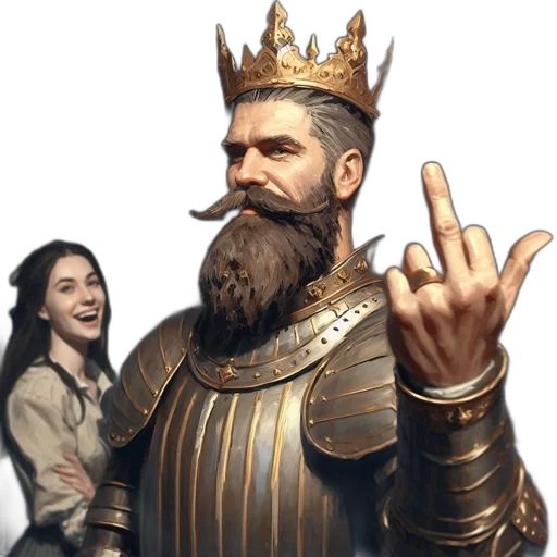 crown, sword, staff, concept art transparent PNG cut-out